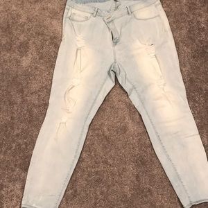 Rue21 plus light blue jeans